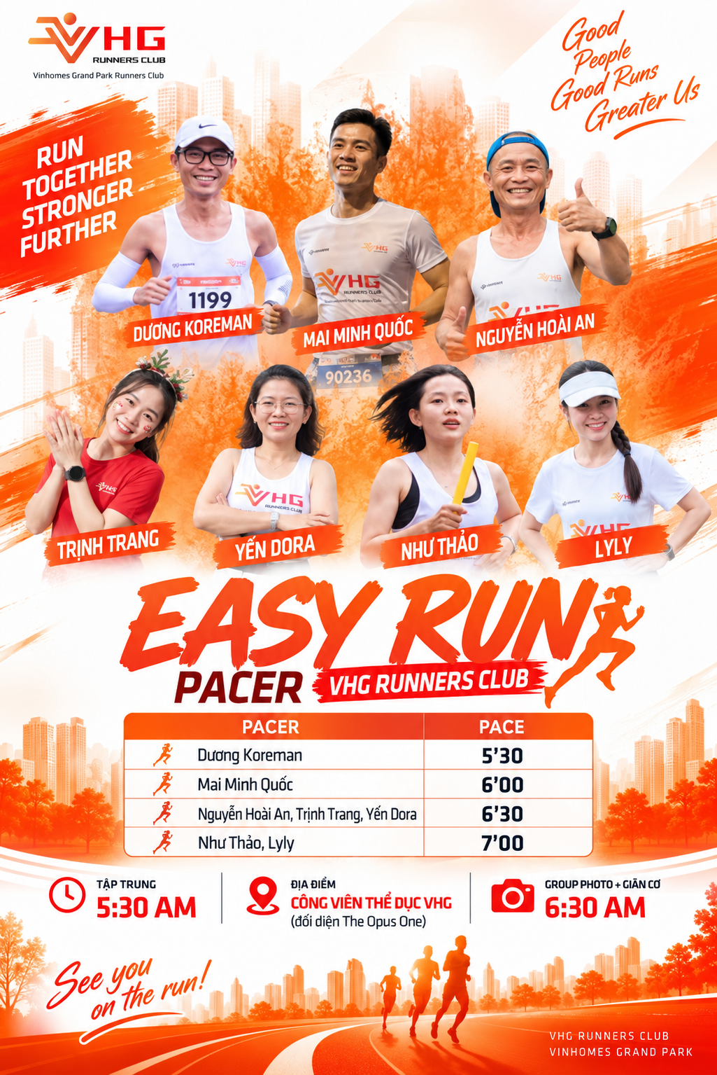 VHG RUNNERS CLUB - WEEKEND RUND - 20/09/2026